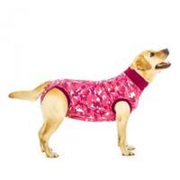 Suitical Recovery Suit Hund - XS - Rosa Camouflage