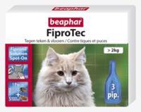 beaphar FiproTec Spot-On Kat - 3 + 1 pipetten