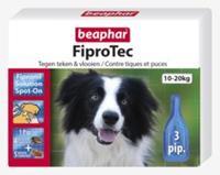beaphar FiproTec Spot-On Hond 10 - 20 kg - 3 + 1 pipetten
