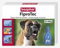 beaphar FiproTec Spot-On Hond 20 - 40 kg - 3 + 1 pipetten