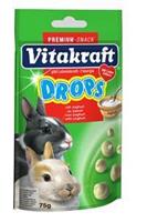 Vitakraft Yoghurtdrops Dwergkonijn 75g Knaagdiersnacks
