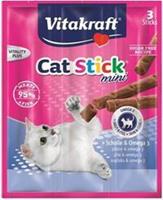 Vitakraft Catsticks Mini Schol/Omega 3 Kattensnoep 3 stuks