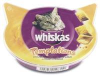 Whiskas Snack Temptations Kip/kaas 60 Gr