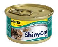 Shiny cat ShinyCat in Jelly - Kip met Garnalen - 24 x 70 gram
