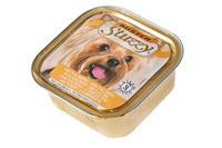 Stuzzy Pastete mit Lachs Hunde-Nassfutter (150 g) 1 Palette (22 x 150 g)