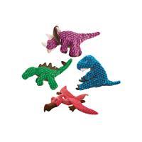 Kong Hundespielzeug Dynos Triceratops Klein Nylon Rosa