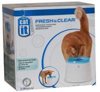 Cat-it Catit Fresh & Clear Drinking Fountain Blauw/wit - 2L
