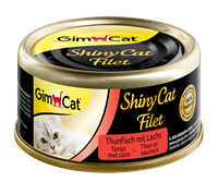 gimcat ShinyCat Filet - Tonijn met Zalm - 24 x 70 gram