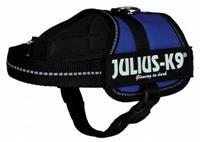 Julius k9 powerharnas / tuig voor labels blauw