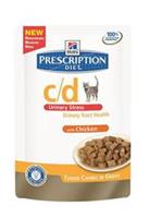 Hills Hill's Prescription Diet c/d Urinary Stress Feline 12x85g Huhn