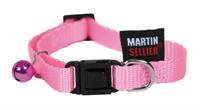 Martin sellier HALSBAND VOOR KAT NYLON UNI ROZE #95;_13 MMX20-30 CM