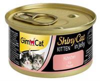 GimCat ShinyCat Kitten in Jelly - Huhn - 24 x 70 g