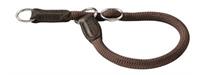 Hunter Dressurhalsung Halsband Freestyle, Farbe: Braun , 50 cm / 10 mm