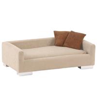 SILVIO DESIGN Hundesofa und Katzensofa Bonny B/L/H: 71/41/22 cm natur