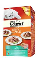 Purina Gourmet Mon Petit DUO – Tuna&Beef, Turkey&Trout