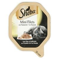Sheba Mini Filets in Sauce - Huhn & Pute - 22 x 85 g