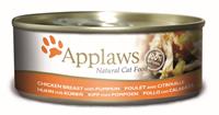 applaws Blik Cat 156 gram KIPFILET & POMPOEN Kattenvoer