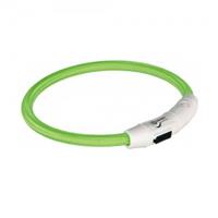 Trixie USB Flash Light Ring - XS/S - Groen