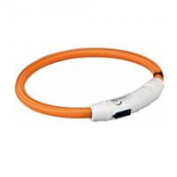 Trixie USB Flash Light Ring - XS/S - Oranje