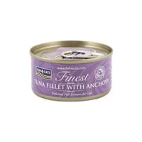 Fish4Cats Finest - Tuna Fillet with Anchovy - 10 x 70 g