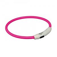 Trixie USB Flash Light Ring - M/L - Roze