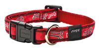 rogz Hondenhalsband Red Bone