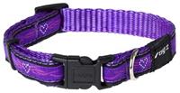 rogz Hondenhalsband Purple Chrome