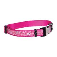 rogz Hondenhalsband Trendy Pink Bones