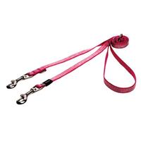 rogz Hondenriem Multi Purpose Trendy Pink Bones