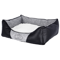 Kerbl Hundebett Chiara 55 x 45 cm Grau und Schwarz 80361 Mehrfarbig