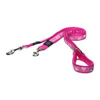 rogz Hondenriem Multi Purpose Pink Paw