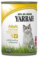 Yarrah-Cat Paté Chicken Spirulina & Seaweed Bio 12x400g