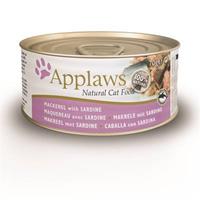 Applaws Blik Cat Jelly 70 gram MACKEREL & SEABREAM Kattenvoer