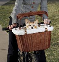 solvit Pet Bicycle Basket Wicker