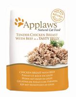 APPLAWS Cat - Chicken Breast & Beef in Jelly - 16 x 70 g