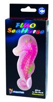 superfish Fluo Seahorse 18x8x2.5 cm - Aquarium - Ornament - Rood