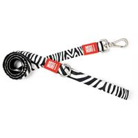 max&molly Hondenriem Short Leash Zebra