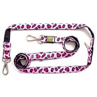 Max&molly Hondenriem Leopard Pink Multi Function