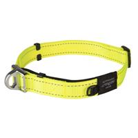 rogz Hondenhalsband Safety Geel