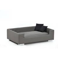 SILVIO DESIGN Hundesofa und Katzensofa Candy B/L/H: 91/57/25 cm grau