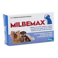 Milbemax kleine hond - 2 tabletten