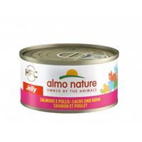 Almo Nature Jelly Zalm en Kip 70 gr Per 6