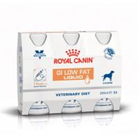 Royal Canin Veterinary Diet GI Low Fat Liquid Hundefutter 3 x 200 ml