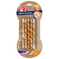 8in1 Triple Flavour Twists Kauwrollen - 3 x 70 g (30 stuks)