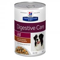 Hill's Prescription Diet 10% korting! 24 x 354/360/ 370 g Hill´s Prescription Diet Hondenvoer -  i/d Digestive Care Stoofpotje met Kip voor Honden (24 x 354g)