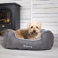 Scruffs Comfortabele Gevoerde Hondenmand -  - Grijs in Maat S/M/L/XL