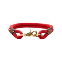 HUNTER Hundehalsband Oss rot, Breite: 2 x Ø ca. 8 mm, Länge: ca. 35 cm