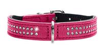 hunter Hondenhalsband Diamond Petit Roze