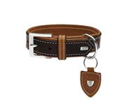 hunter Hondenhalsband Tara Bruin/Cognac