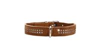 hunter Hondenhalsband Diamond Elk Petit Cognac